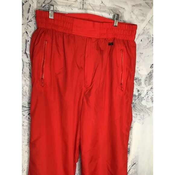 Vintage Ossi Red Ski Pants Mens Large‎ Ski Snow pants Nylon Pockets  WP 299 Y2K - Picture 4 of 11